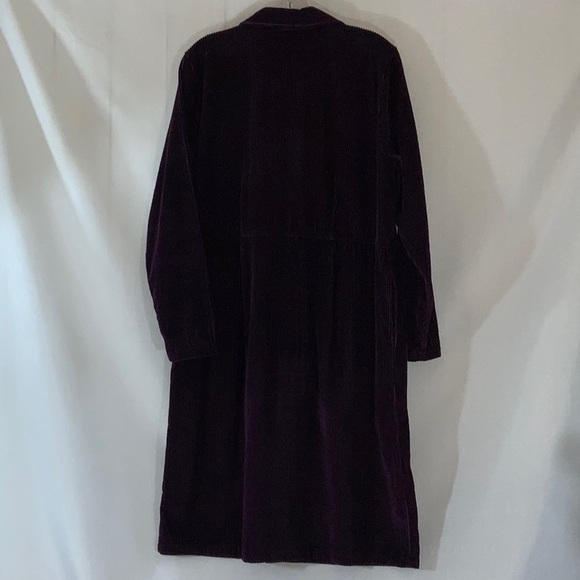 104 RARE! Vintage L.L. Bean Purple Corduroy Dress with Pockets - Picture 7 of 16